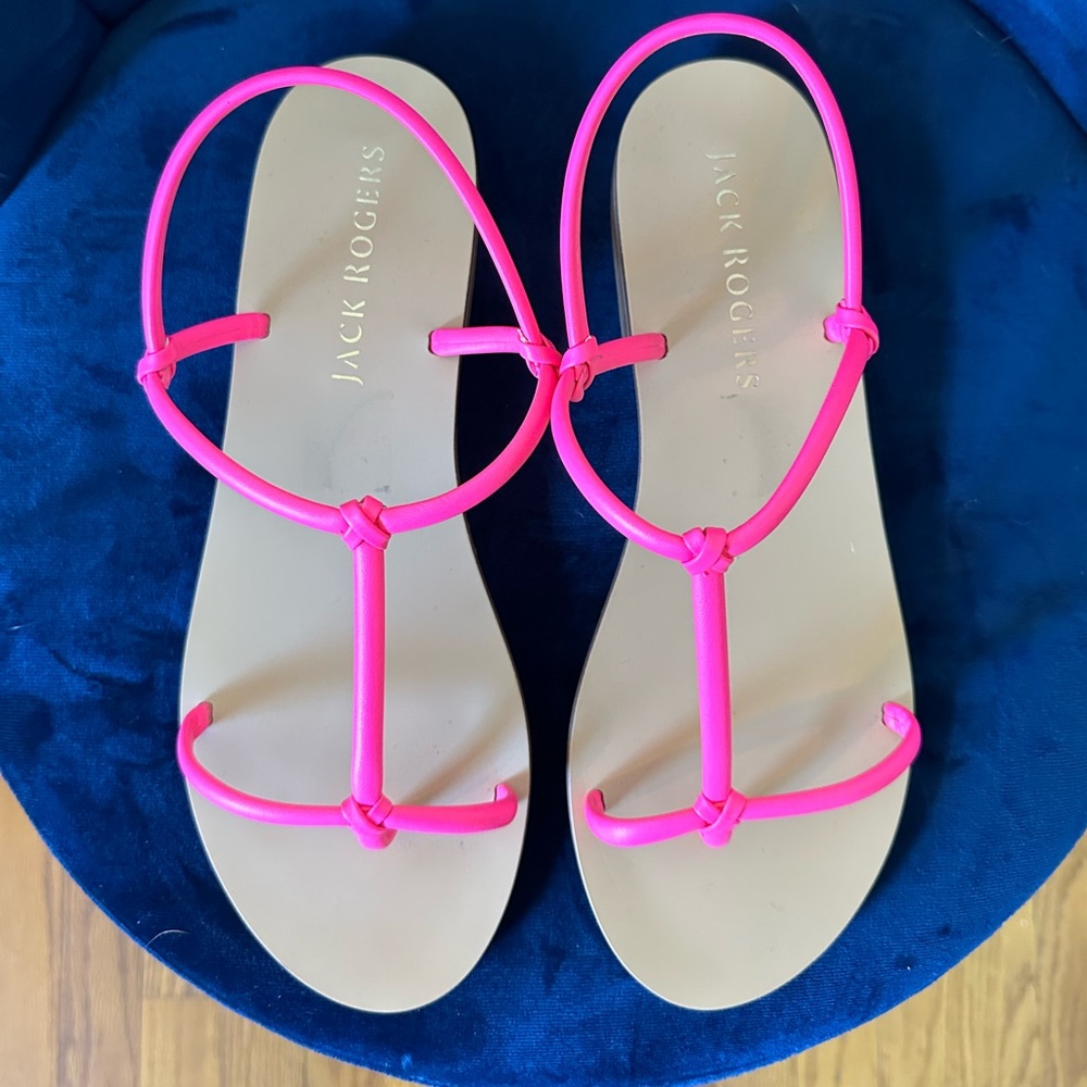 Jack Rogers Bea Sandal Size 10 / Neon Pink